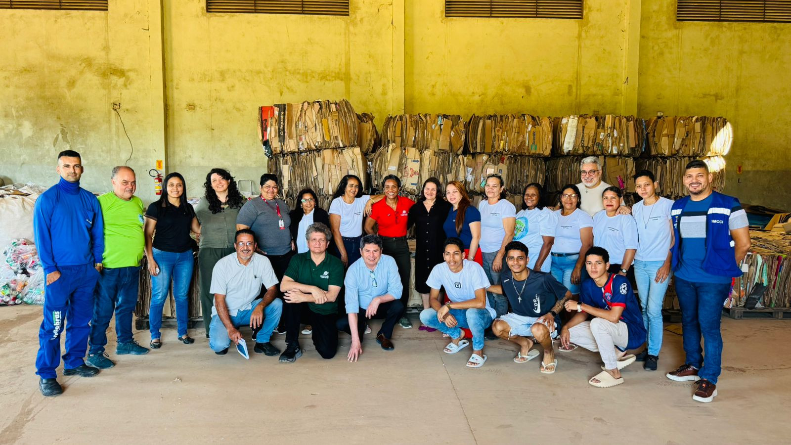 Sistema OCB/AC participa de visita à Cooperativa Catar e fortalece parceria com o TCE-AC pela reciclagem e inclusão social