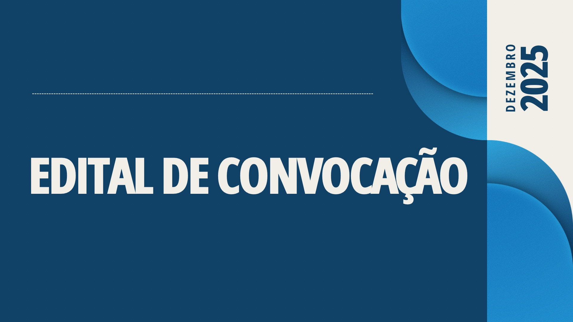 Edital de Convocação